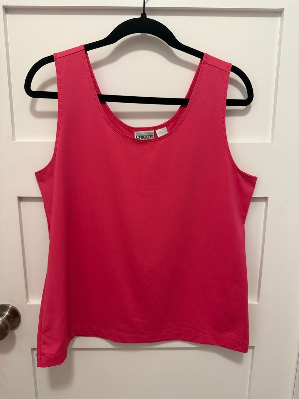 Chico's Hot Pink Scoop Neck Tank